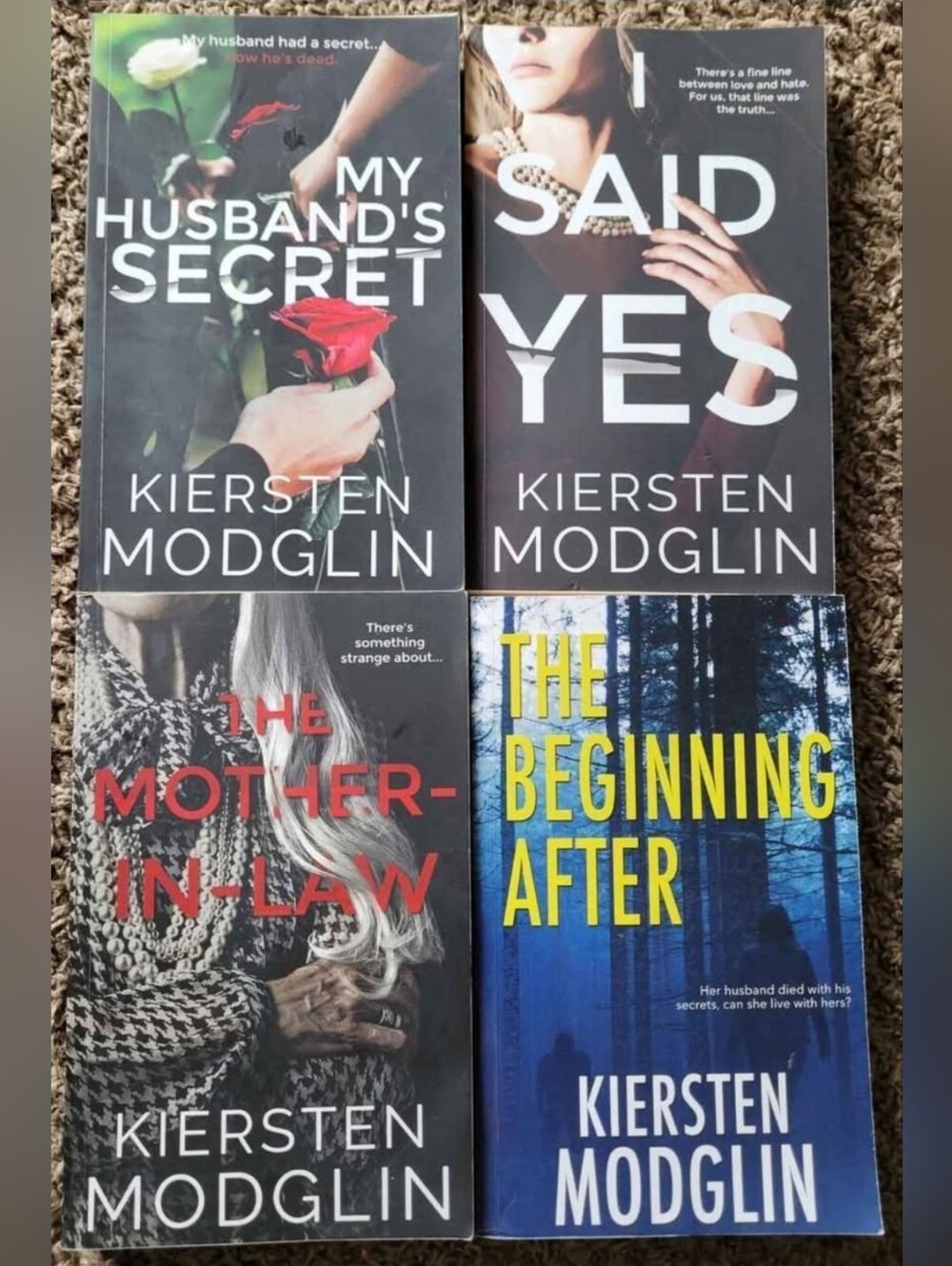 Kiersten Modglin Book Set - Assorted Thriller Titles